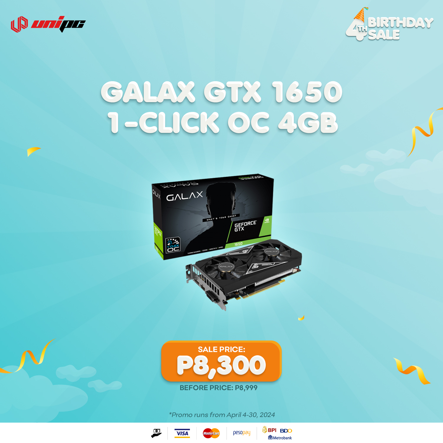 UniPC Cavite - Boss, baka wala ka pang GPU? Avail the...