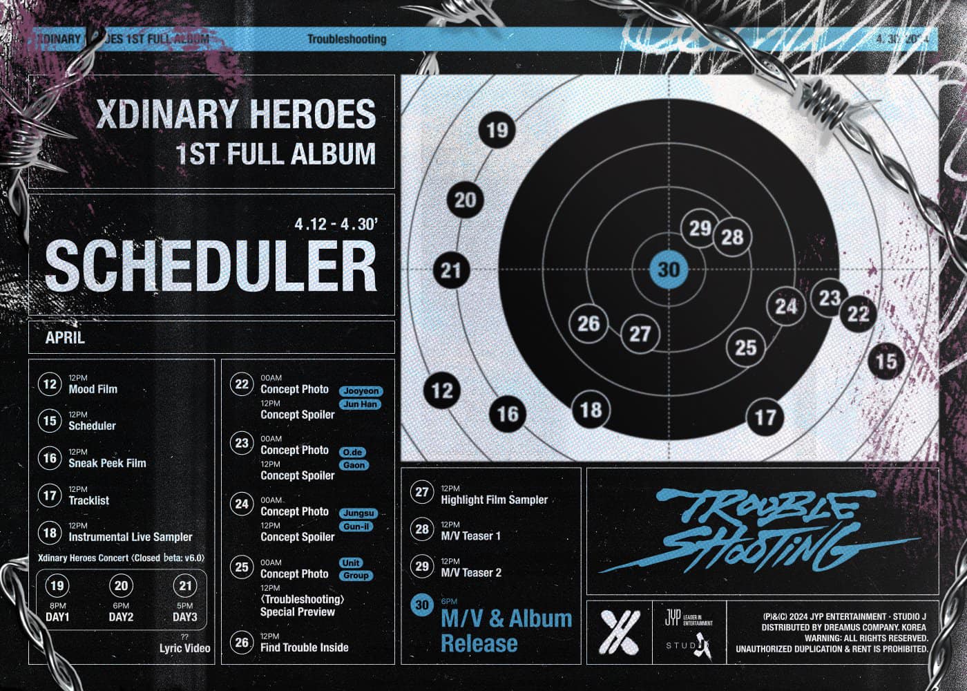 Xdinary Heroes(엑스디너리 히어로즈) 7th Mini Album <LXVE to DEATH