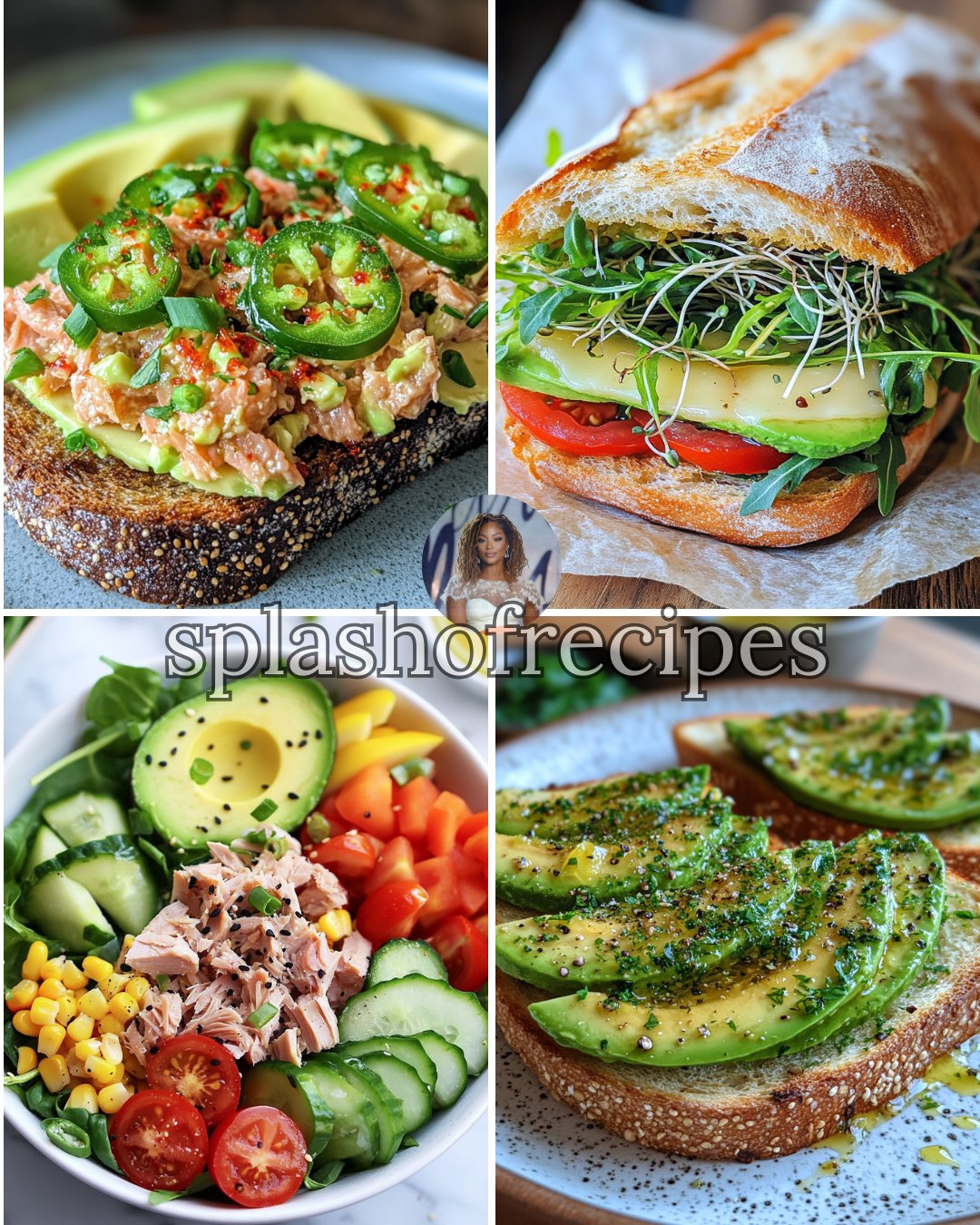 splashofrecipes - Spicy Tuna & Avocado Toast 🐟🥑 🍞 Dark rye bread 🐟 ...