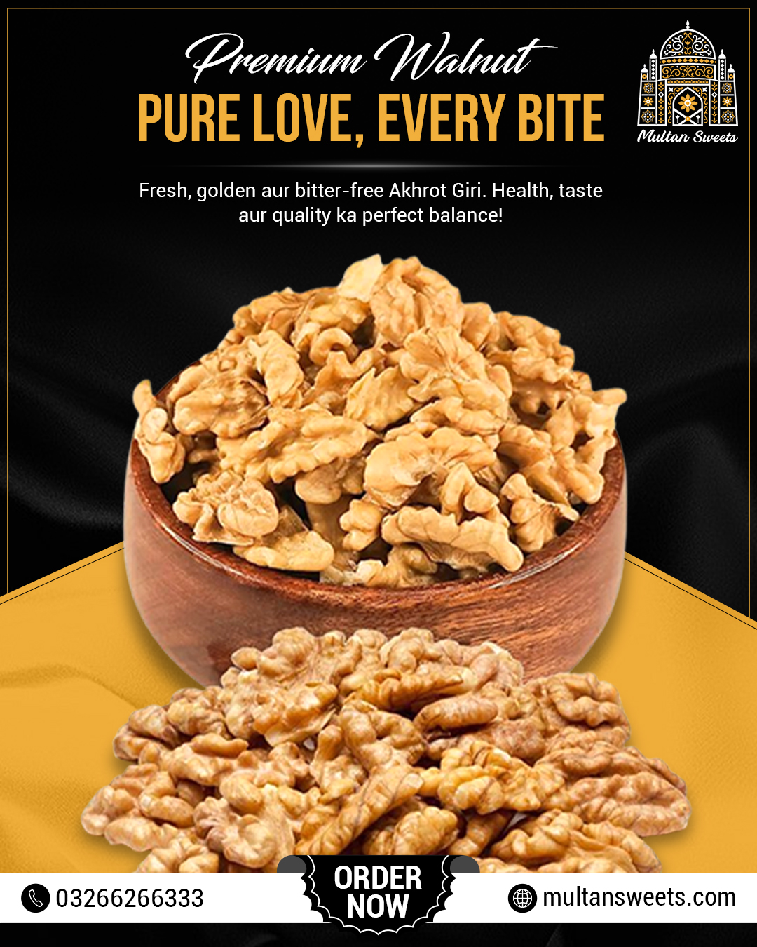 Multan Sweets - 🥜 Premium Walnut – Pure Love, Every Bite... | Facebook