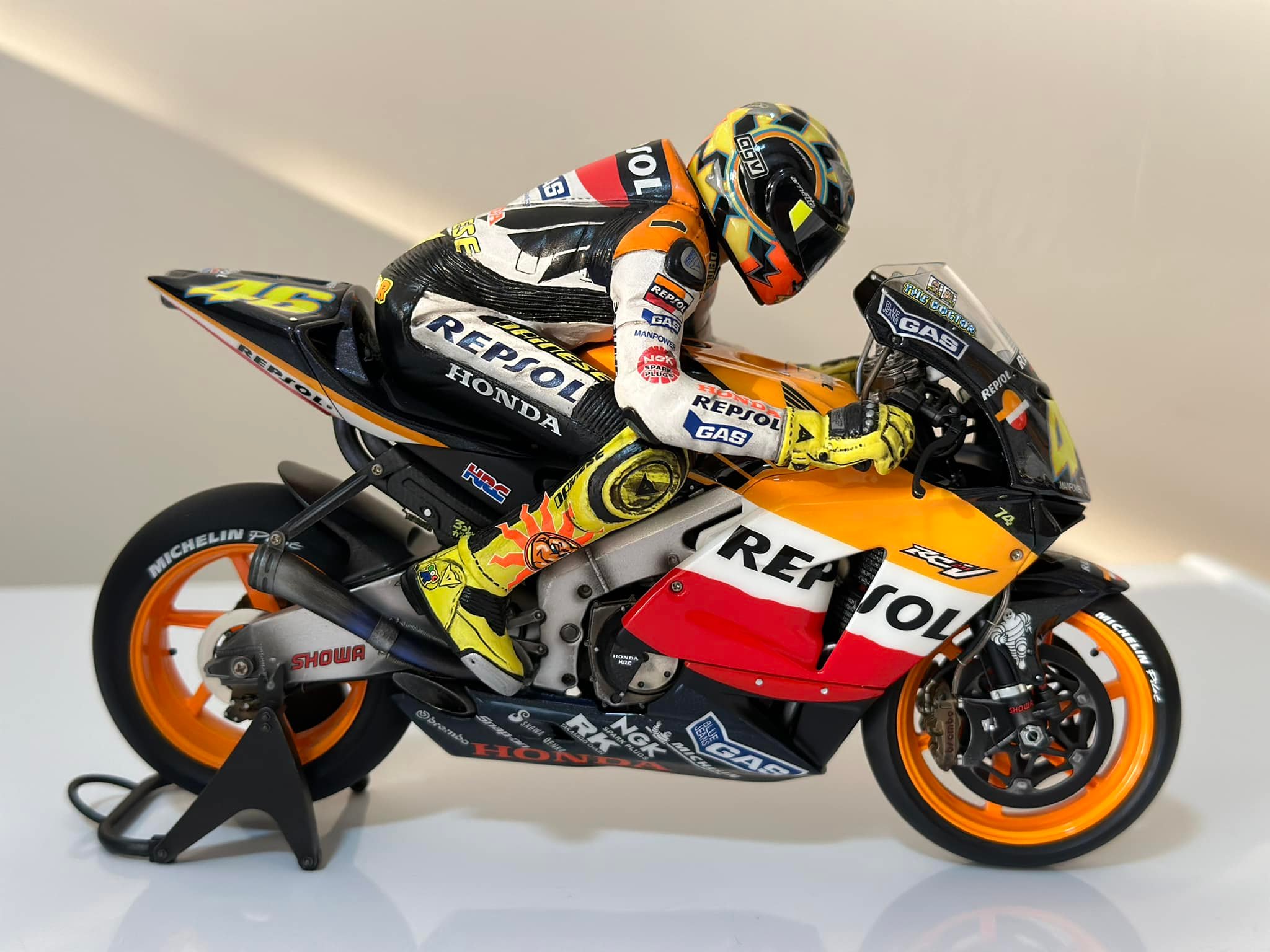 ミニカー ☆1/12 レプソル ホンダ RC211V No.46 2003 バレンシア V