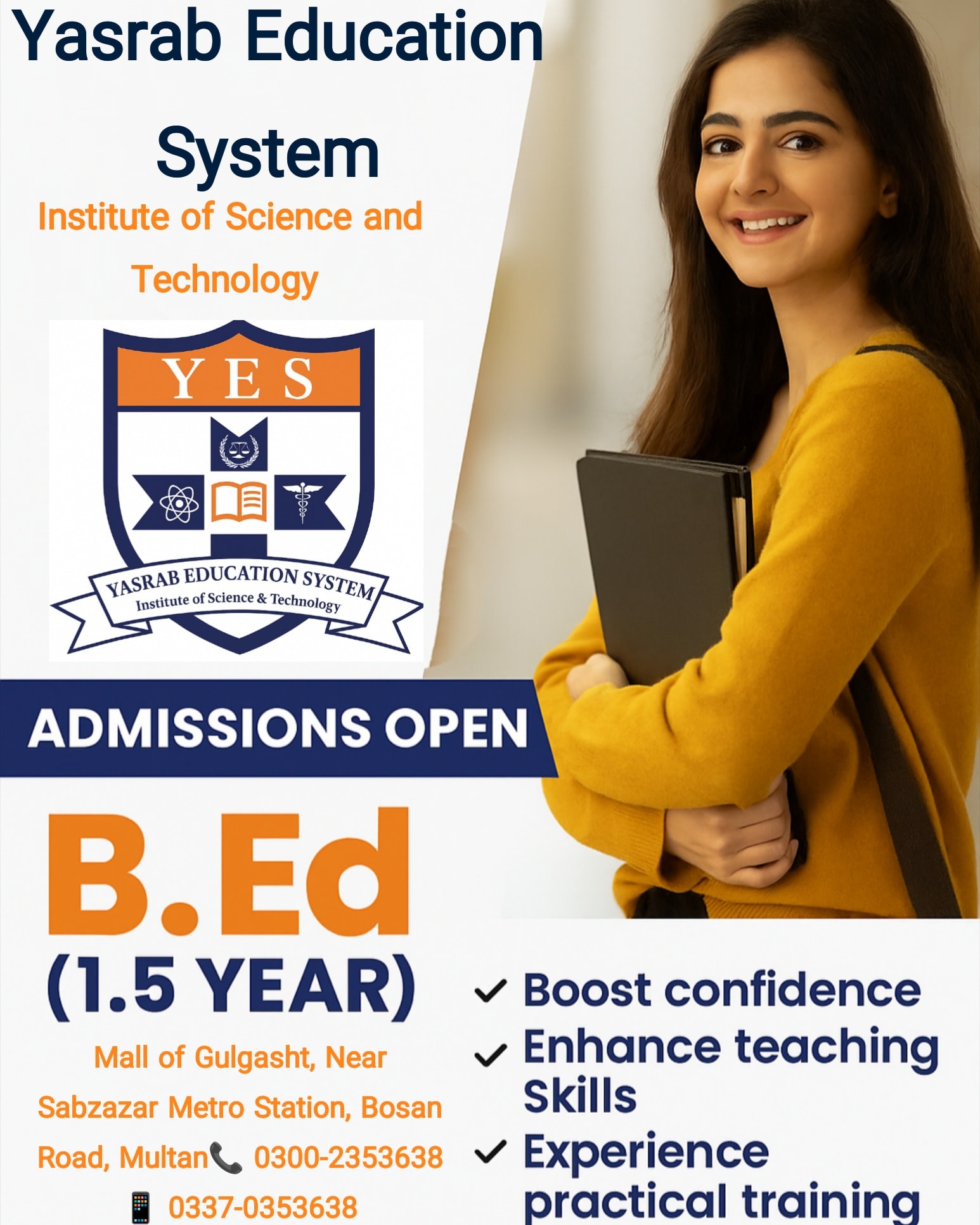 🎓 Start Your Teaching... - Yasrab Education System, Multan | Facebook