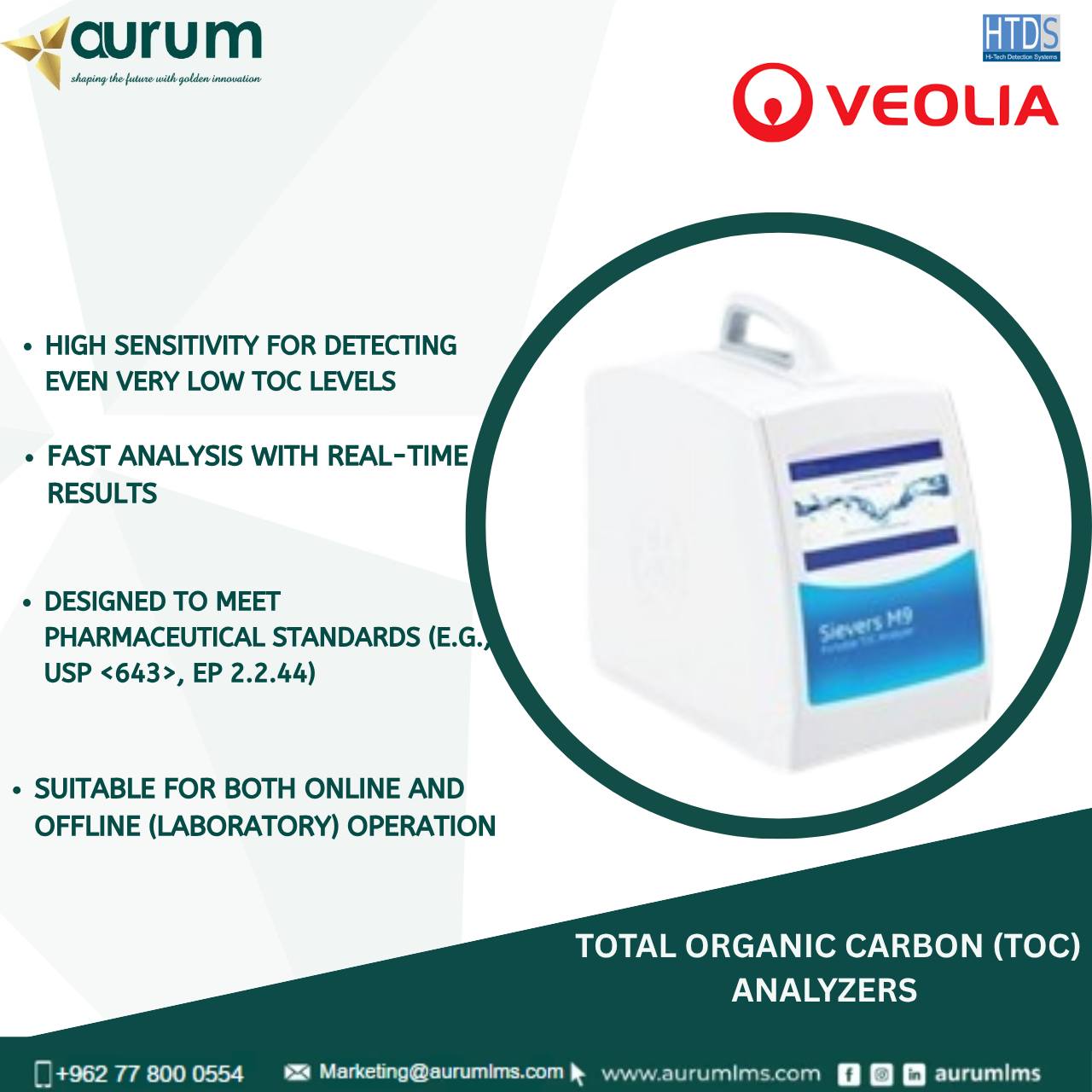 Aurum - These are advanced analytical instruments used to measure Total ...