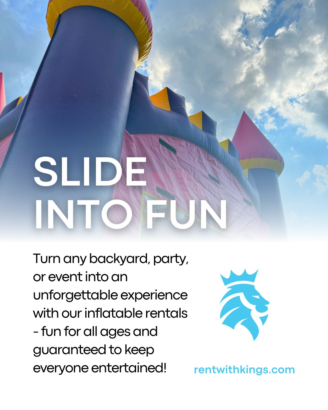 Kings Rentals - 🎉 Slide Into Fun! 🎈 Bring the party to... | Facebook
