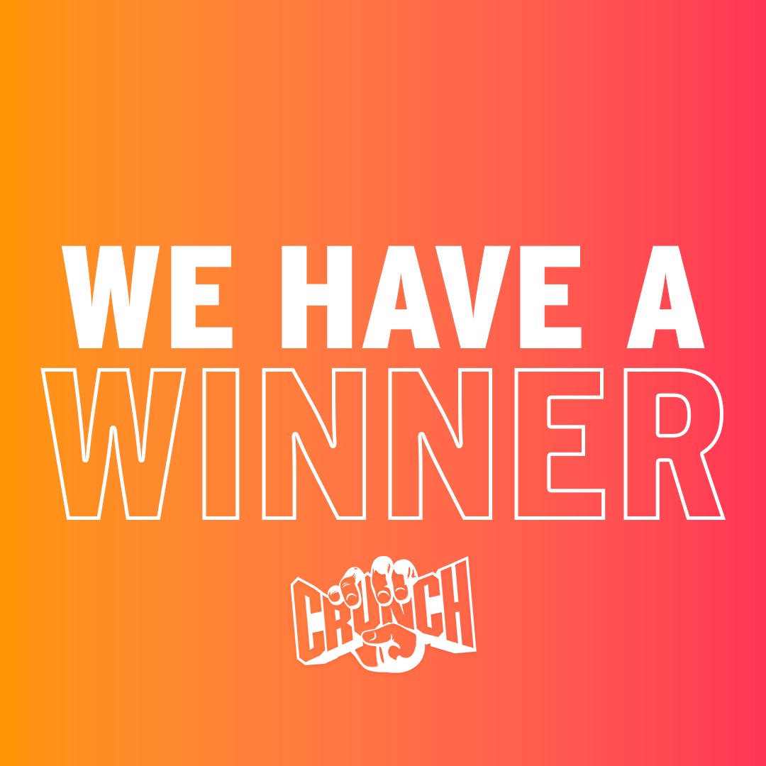 Crunch - We have a WINNER! Congratulations to Manuel Perez for winning ...