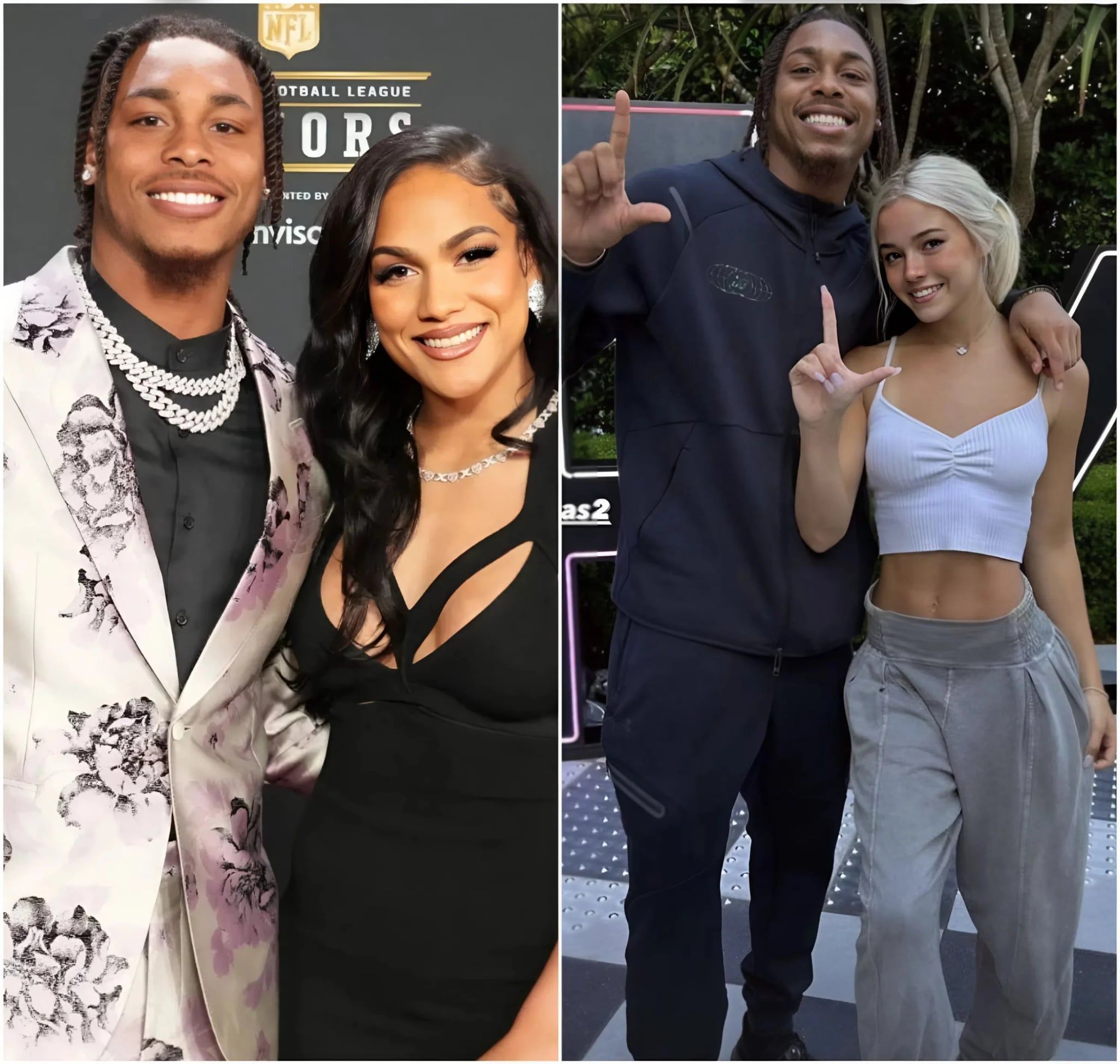 Viking CONGRATULATIONS Justin Jefferson girlfriend Tianna Harris