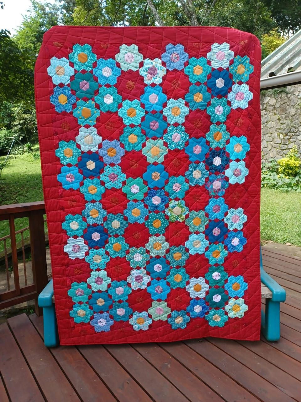 Quilting 💗 #スタジオキルト #STUDIOQUILT #原浩美 #ふんわり咲かせる