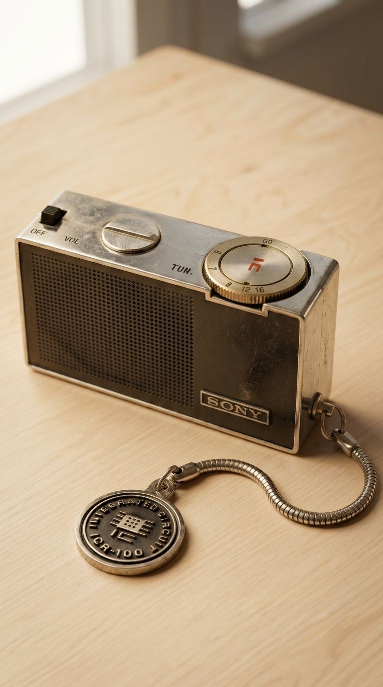 Sony ICR-100 ultra-miniature pocket radio