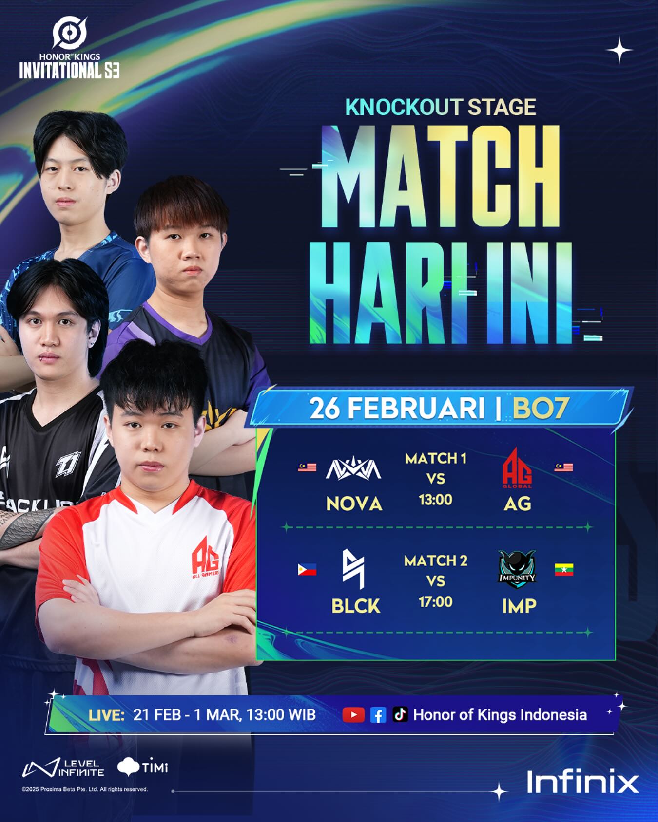 KO Stage Hari pertama akan... - Honor of Kings Esports ID