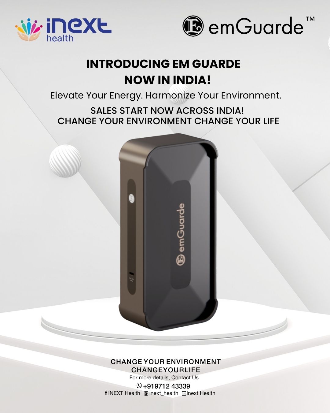 INEXT - 🌟 Introducing EmGuarde in India! 🌟 Experience a new level of ...