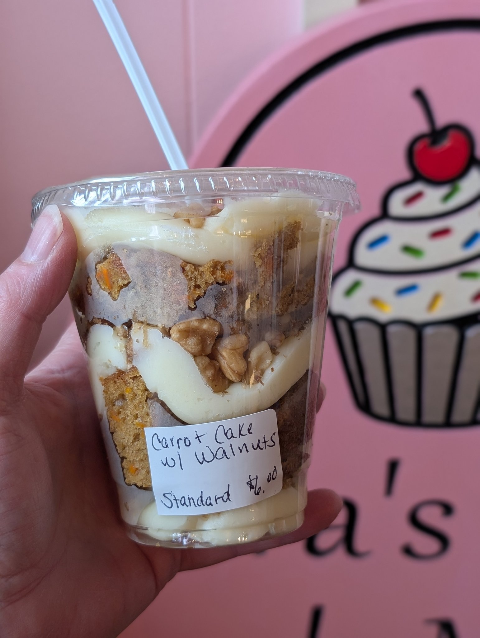Carrot cake with walnuts and... - Laura's Cakes And More LLC | Facebook