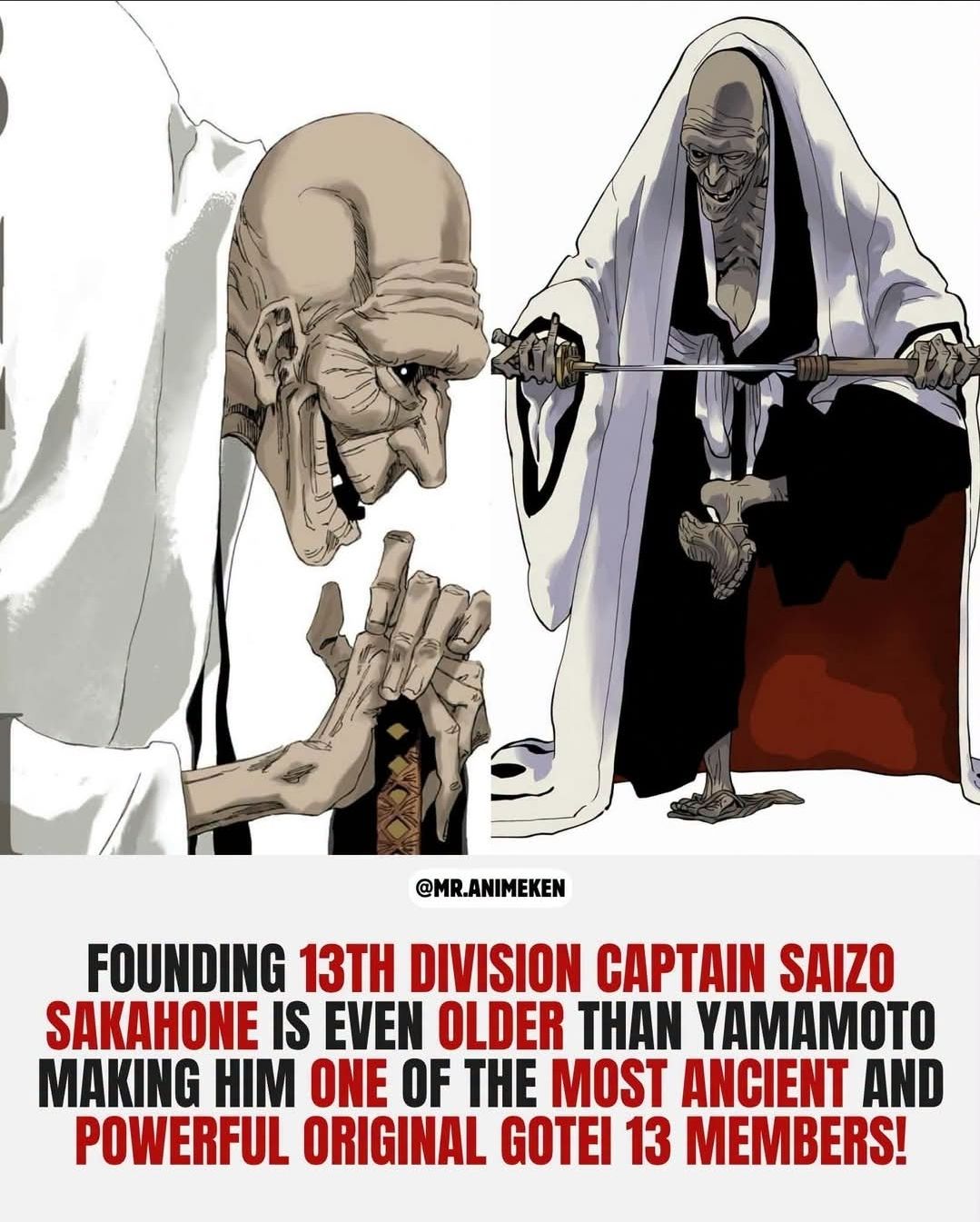 サカボン様 What are thoughts on Saizou Sakahone, The Old Shinigami?