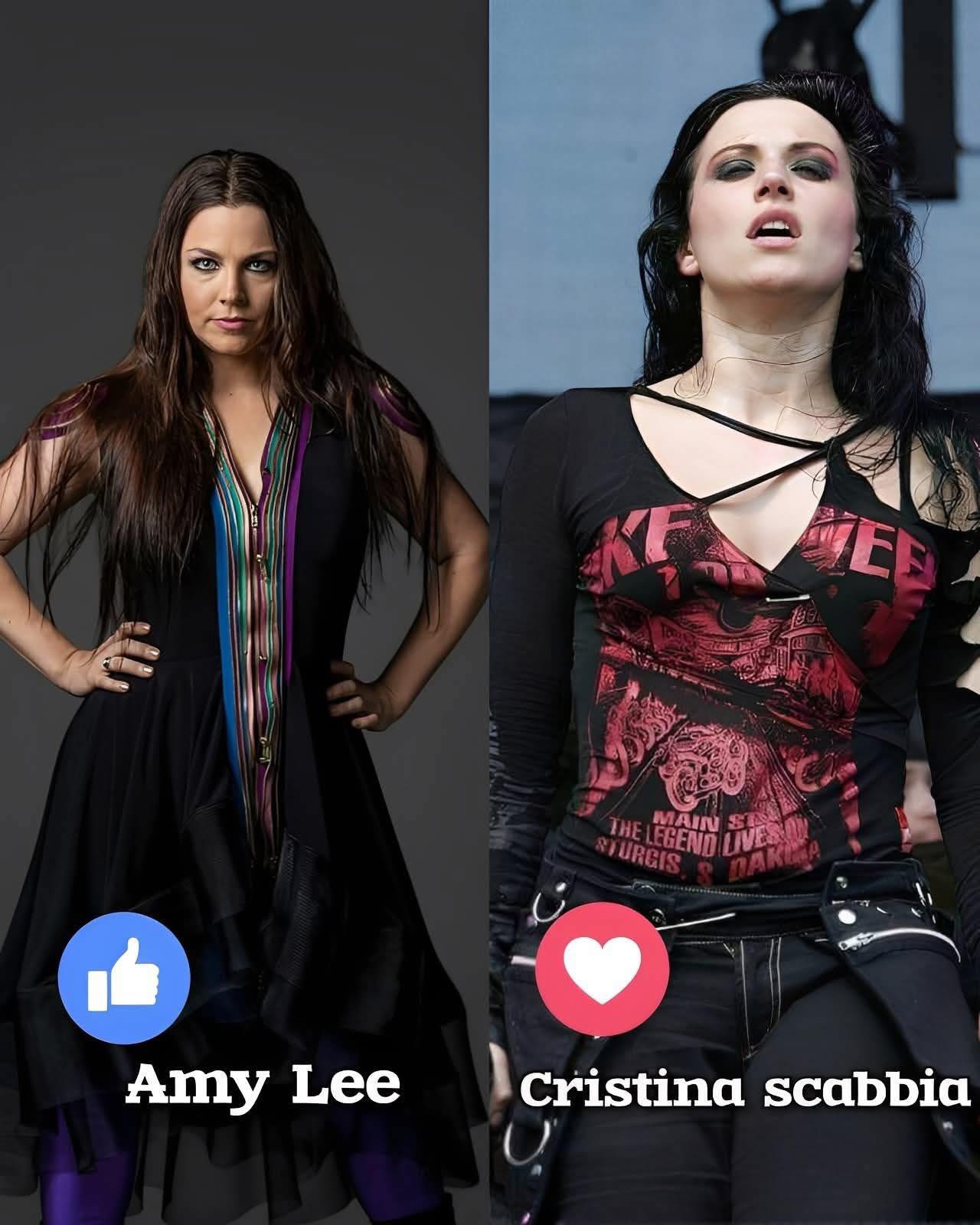 The Riff - 🔥🎤 Amy Lee vs Cristina Scabbia: Gothic Goddesses of Metal! 🖤 ...
