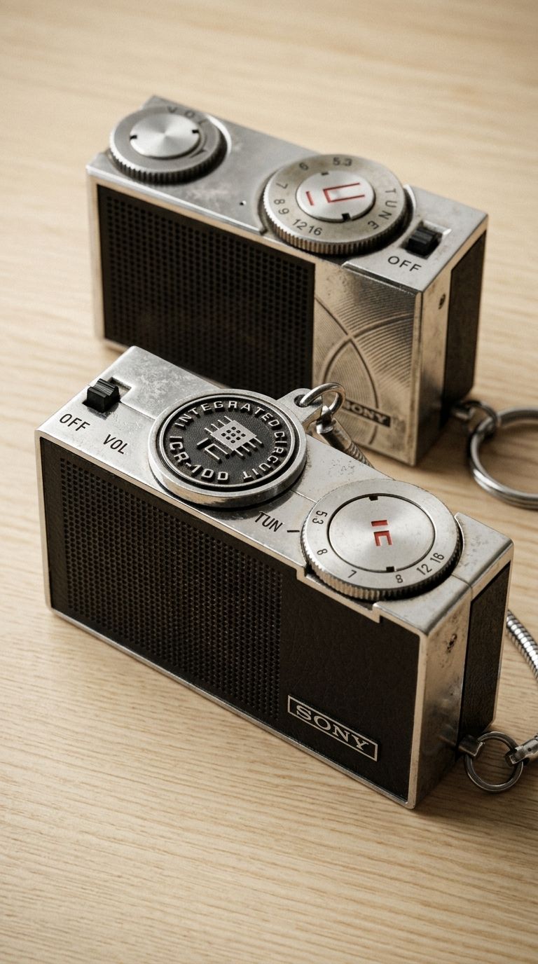 Sony ICR-100 ultra-miniature pocket radio