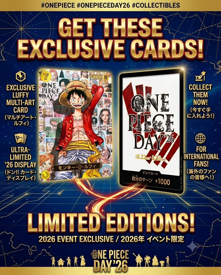 Dodgers One Piece Night 2026 features exclusive Luffy Don!! card