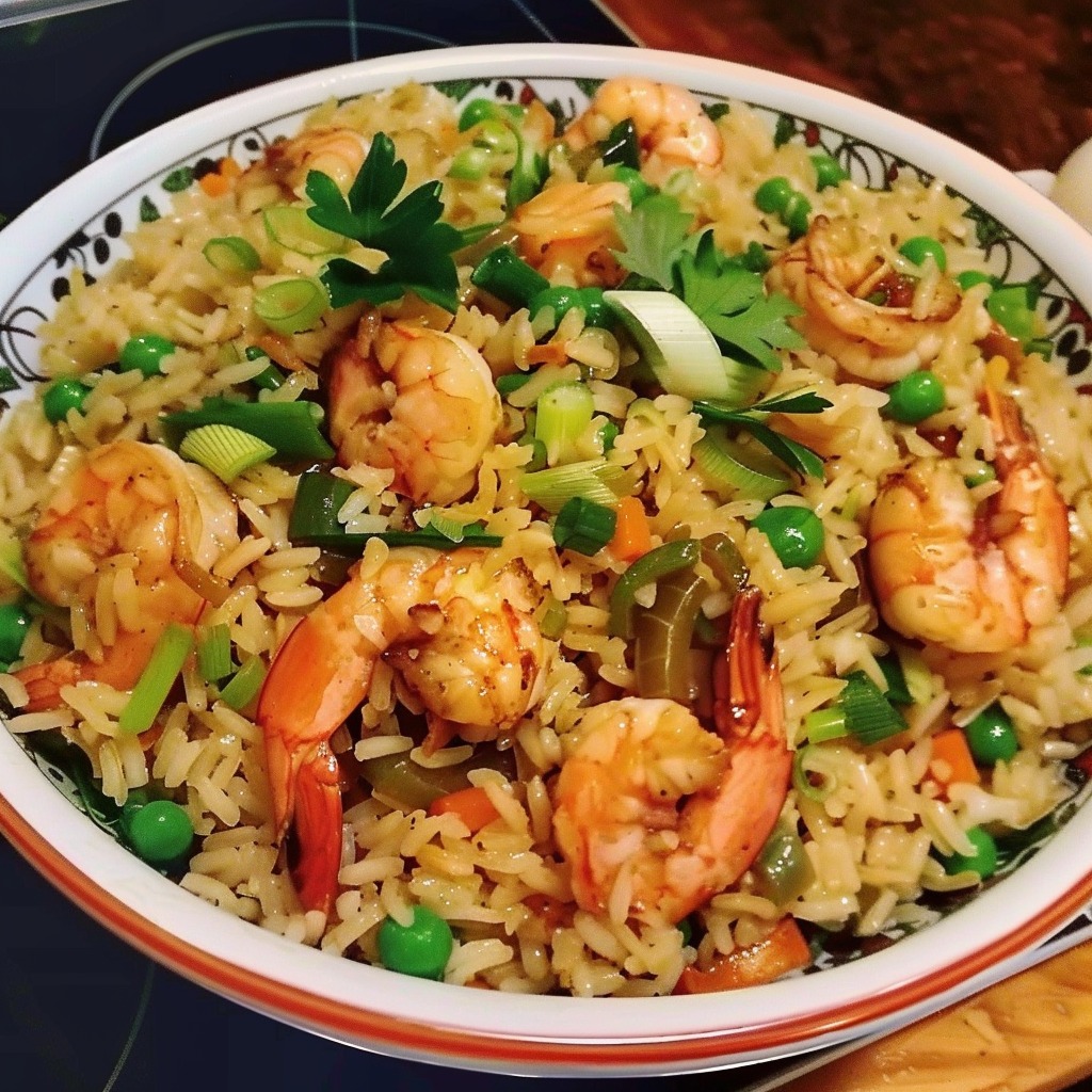 Emily's Recipes - 🍤 Shrimp & Cantonese Rice - A Yummy... | Facebook