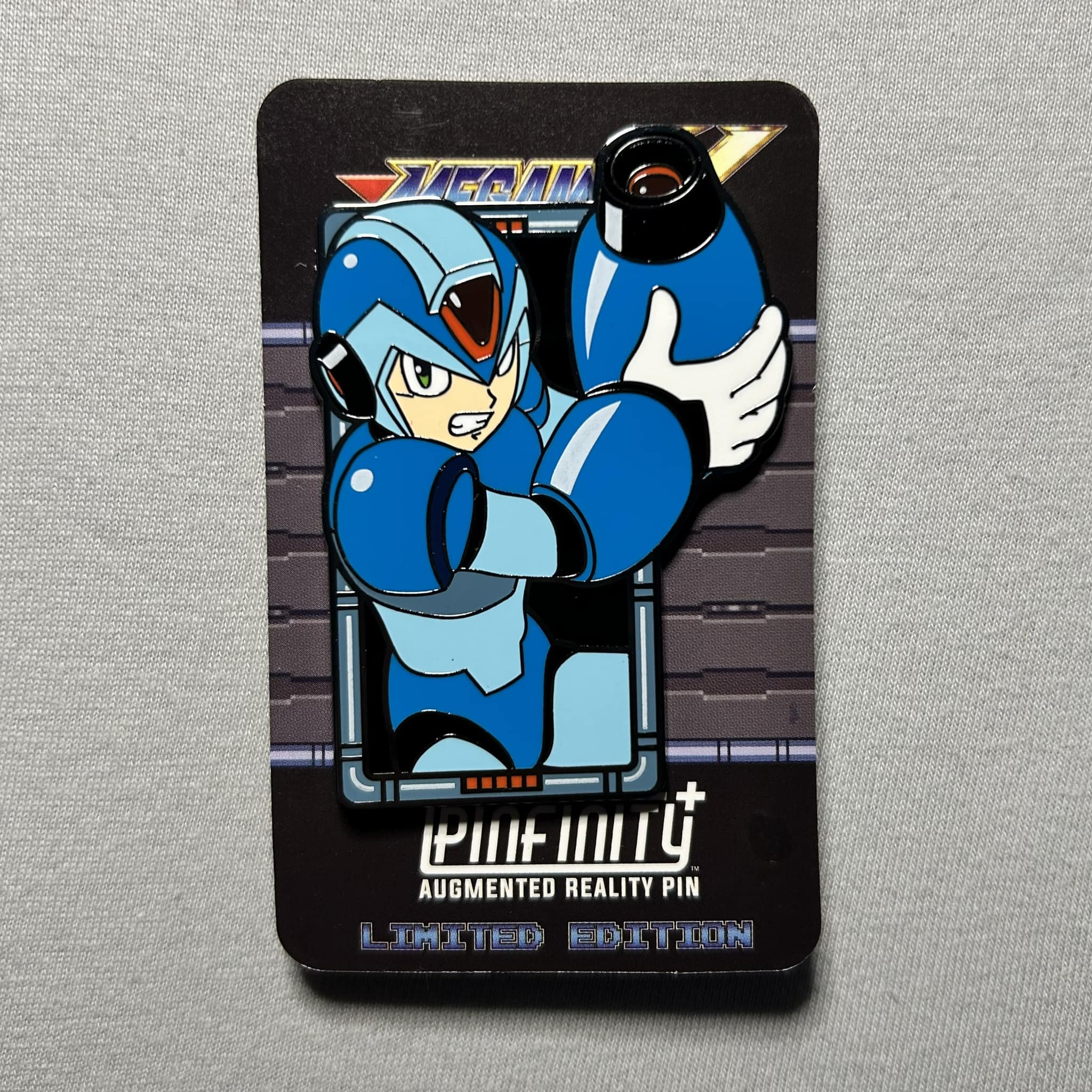 Mega Man X Pinfinity Gaming Pin Collection and Display