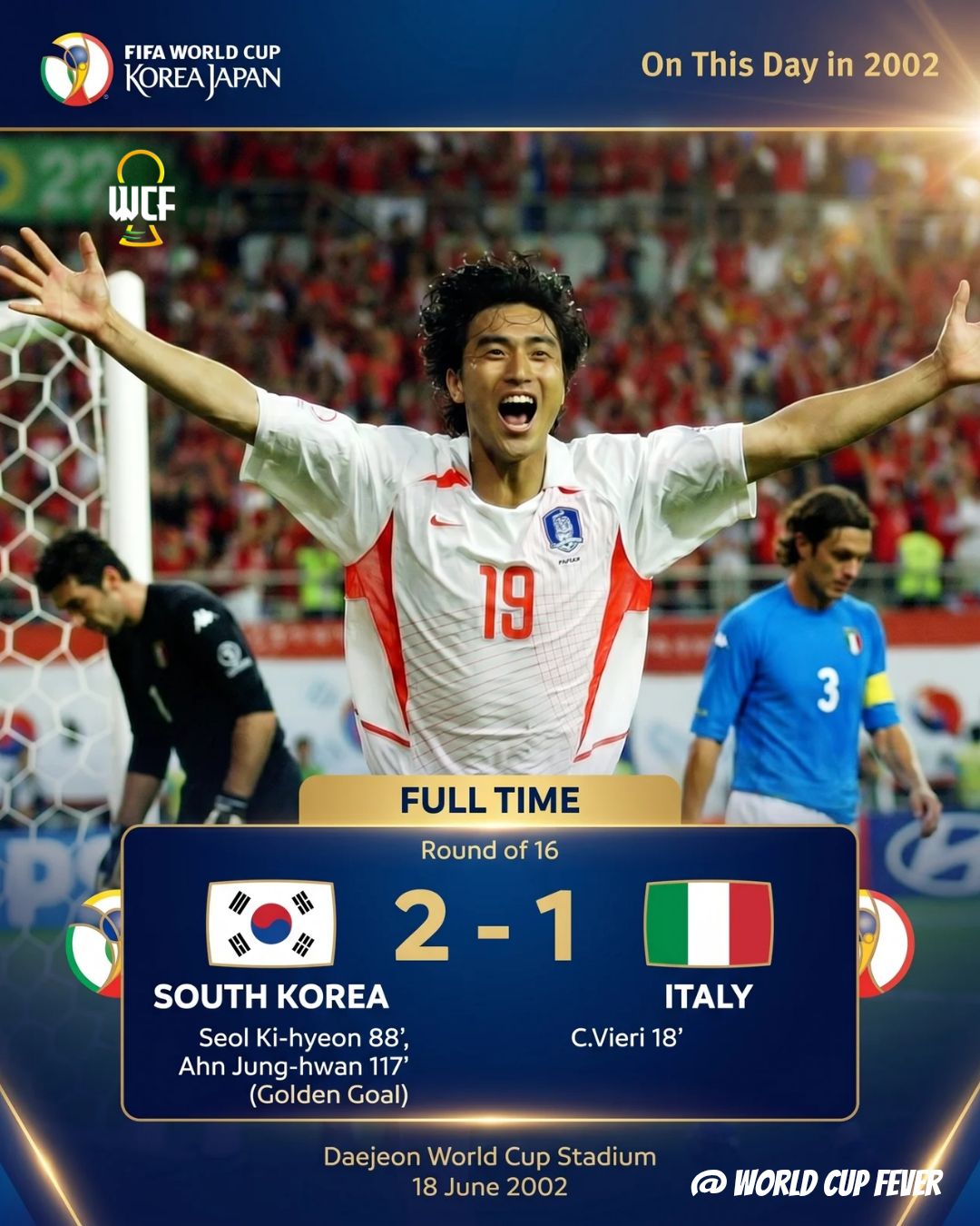OnThisDay at the FIFA World Cup Korea 🇰🇷 Japan 🇯🇵 2002, one of