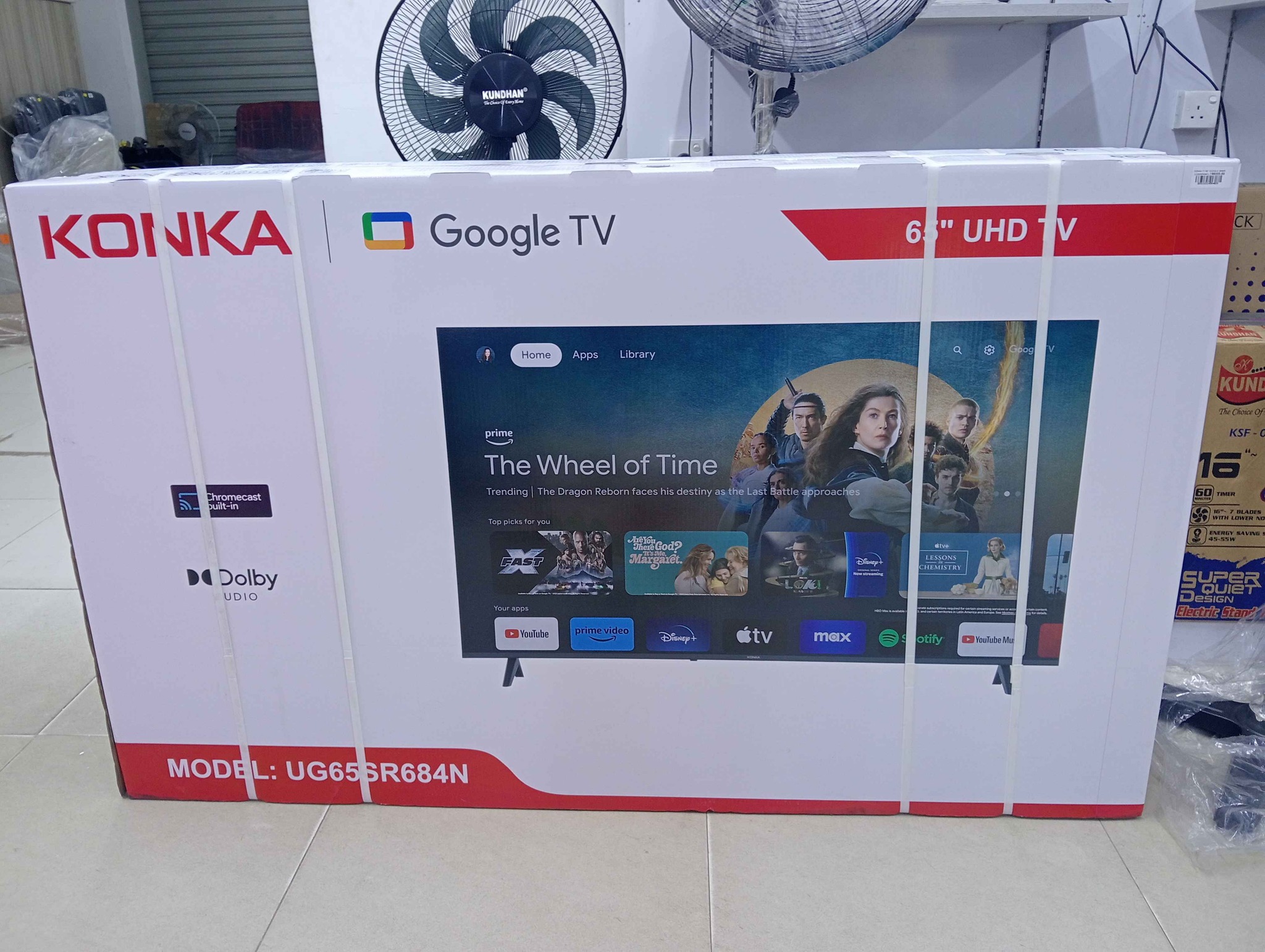 KONKA 65V型 Google TV 4K Ultra HD KONKA 65V型 Google TV 4K Ultra