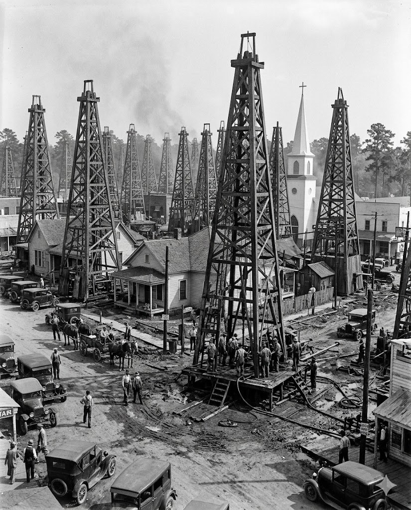 The first producing well for the largest oil field in the world