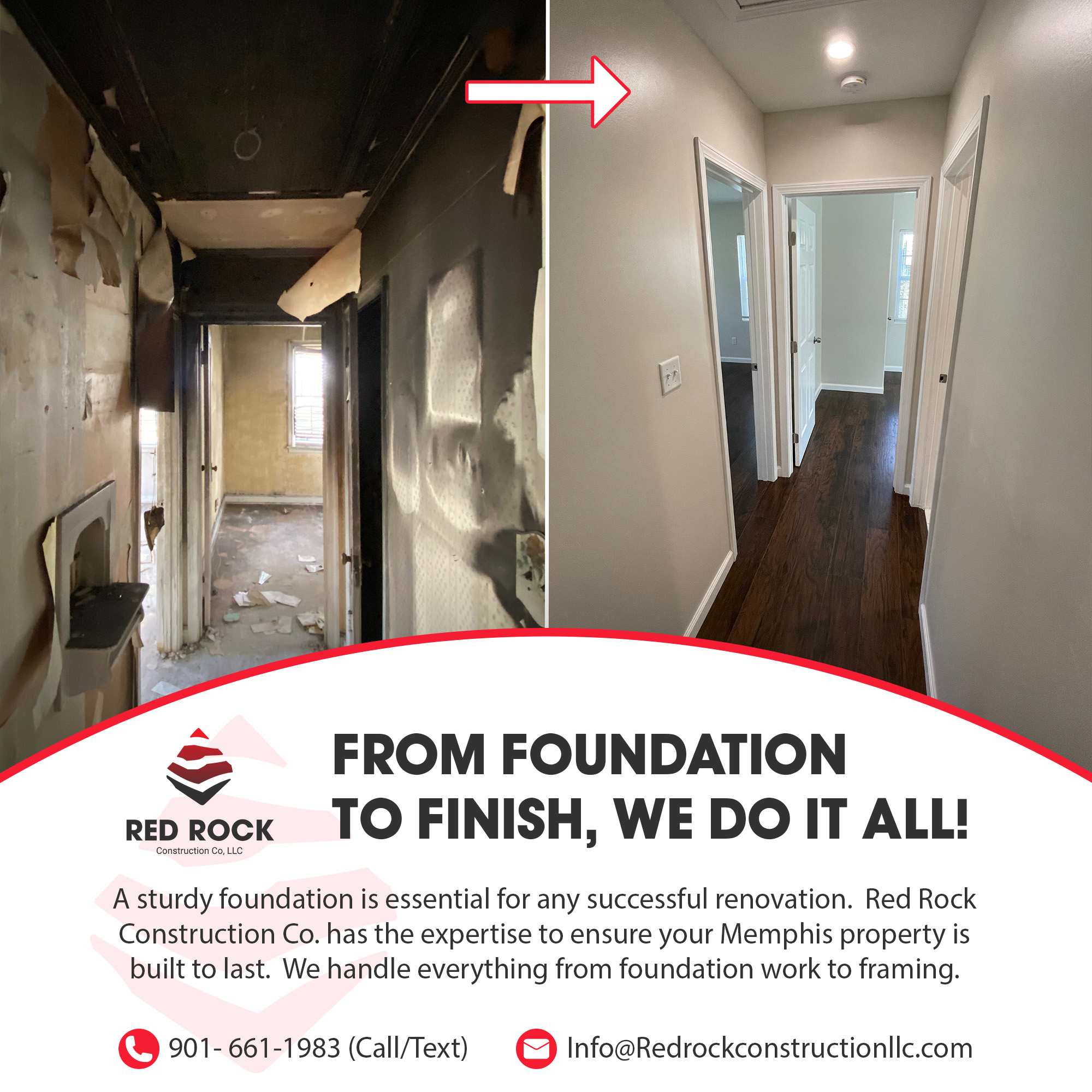 Building a strong foundation is... - Red Rock Construction Co | Facebook