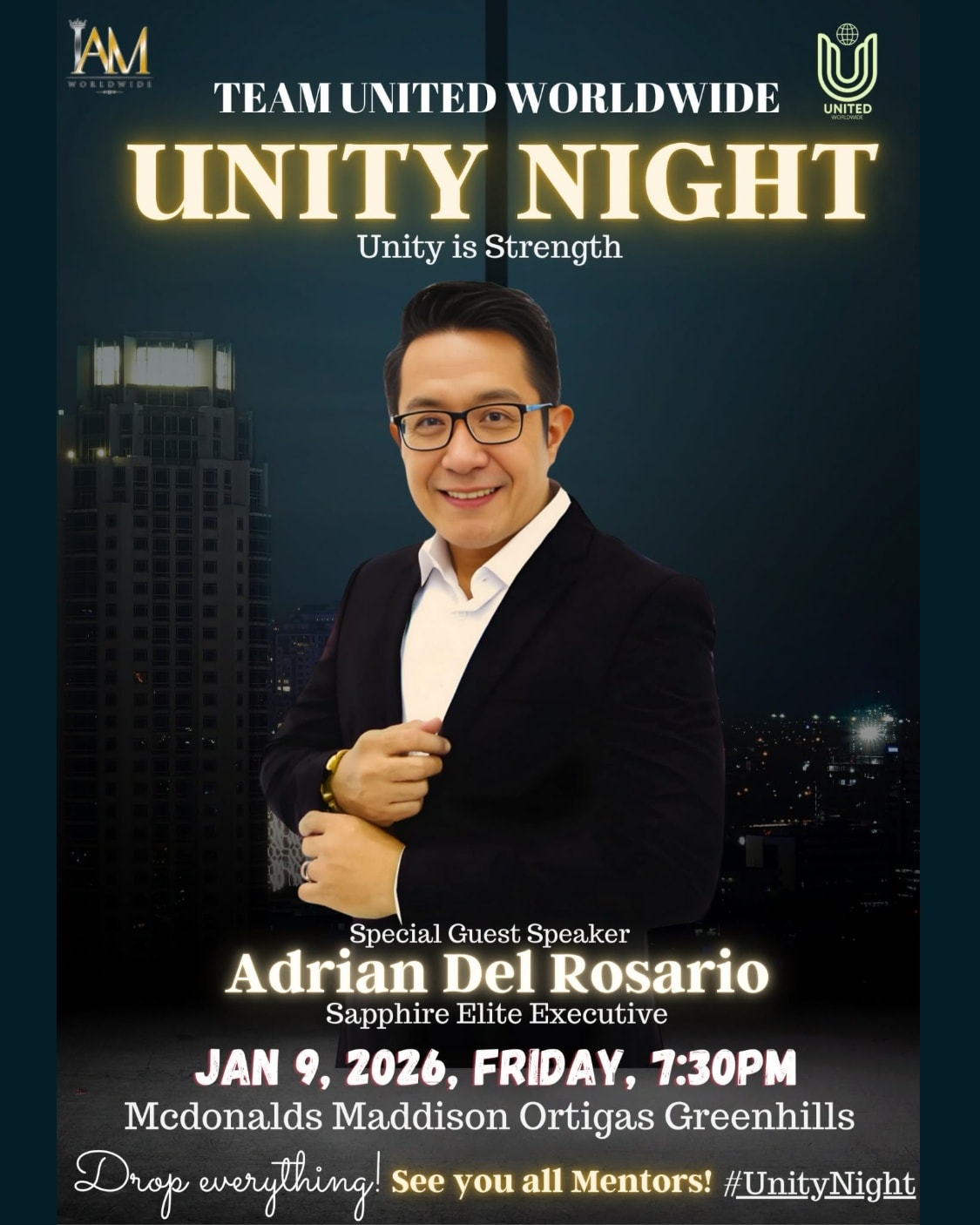 United - UNITY NIGHT — 1st Gathering of the Year Kick off 2026 with ...