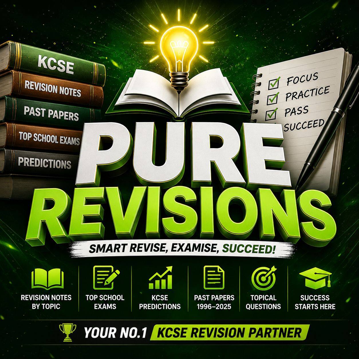 Pure Revisions - 📚 KCSE Revision Essentials! 📝. Save this... | Facebook