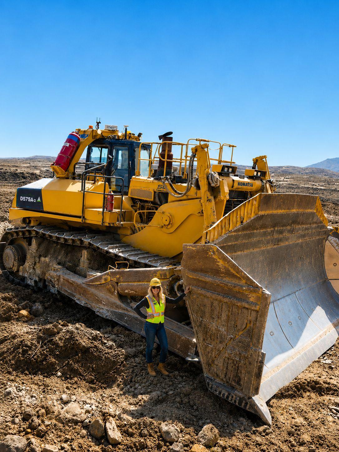 Komatsu D575A-3 SD used for coal mining in Maryland