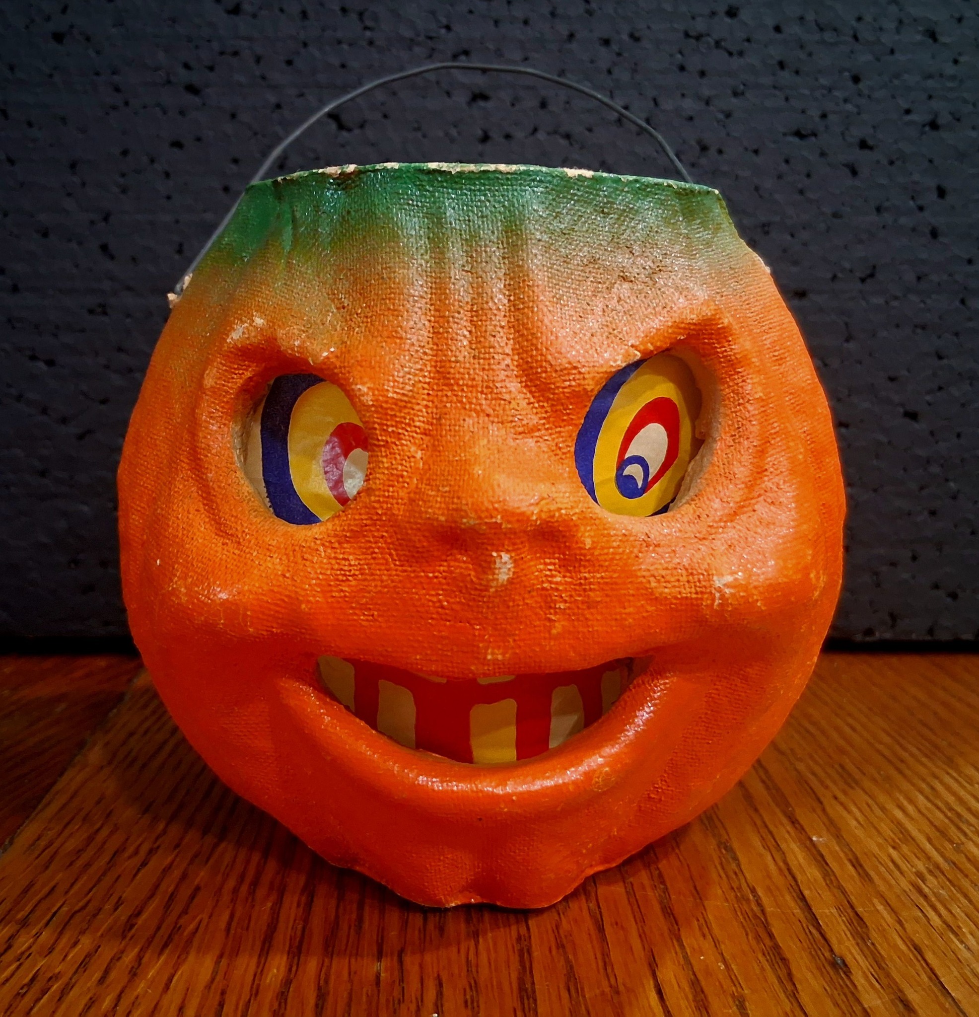 Antique 1930s-40s Choir Boy Halloween jack-o'-lantern