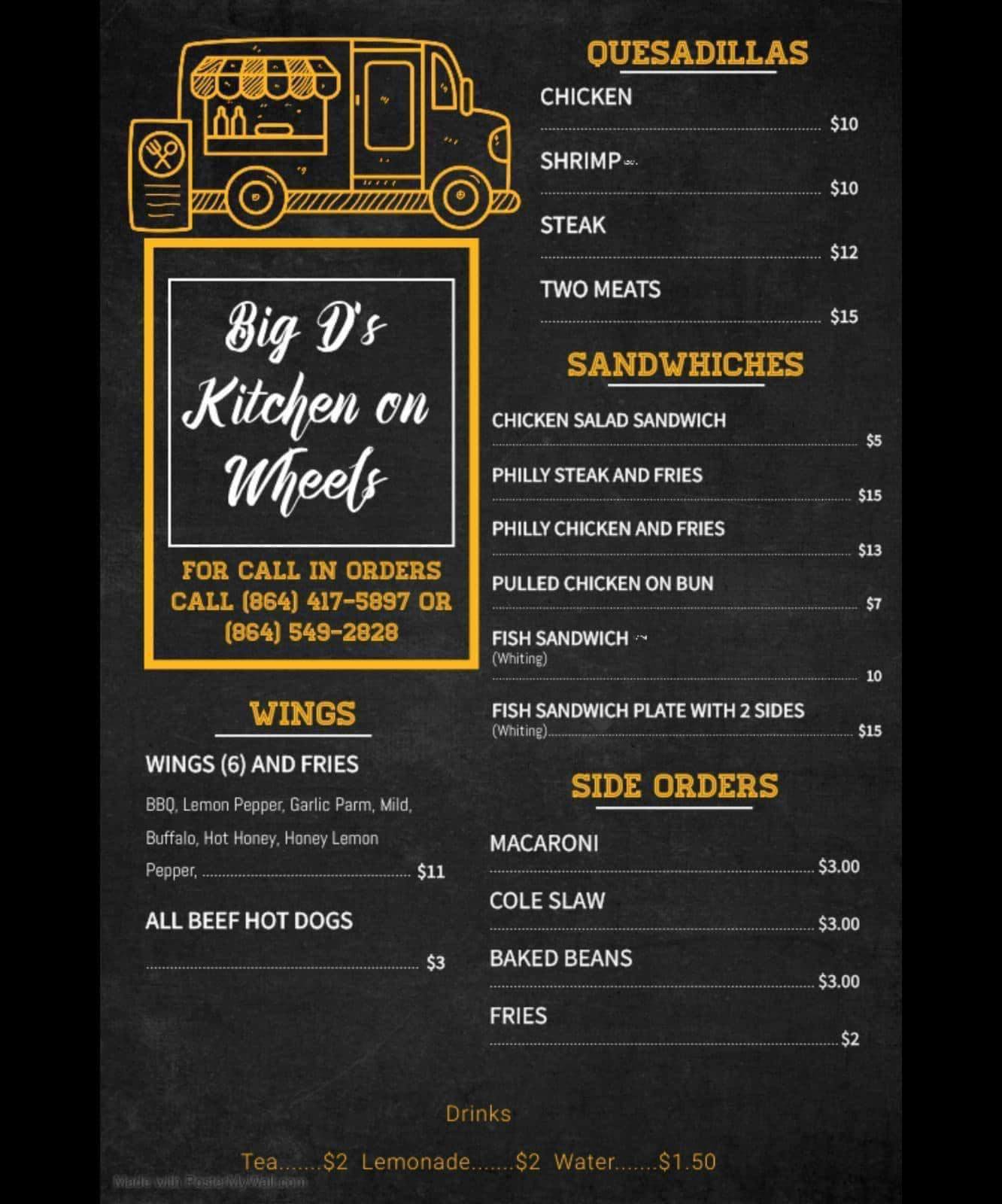 Big D’s Kitchen On Wheels | Greenville SC
