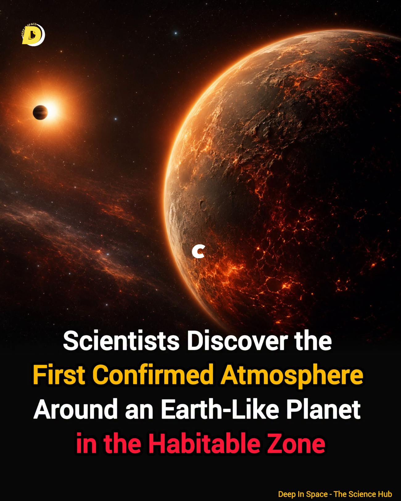 It's the first time they've detected an atmosphere on one in a