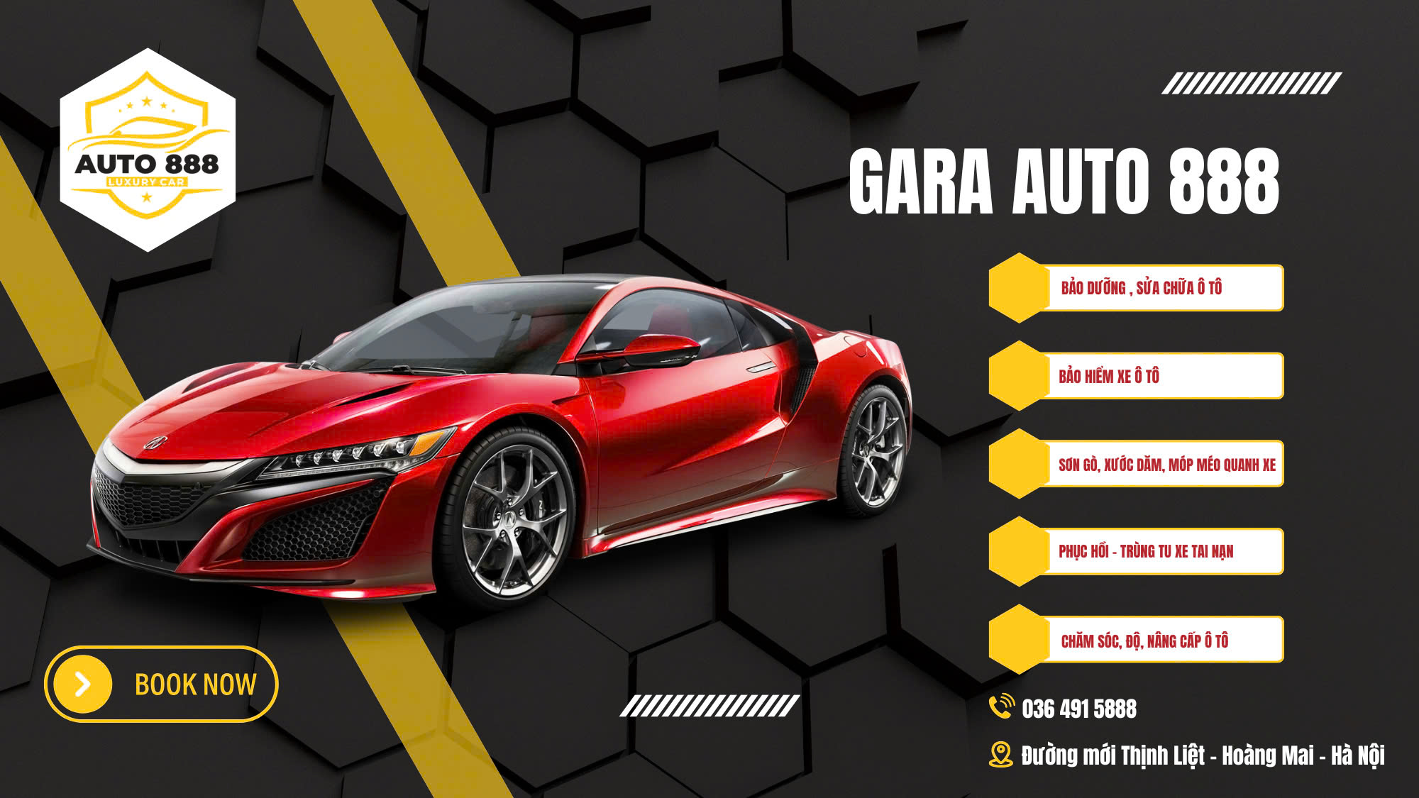 Gara AUTO 888 - sửa chữa xe ô tô