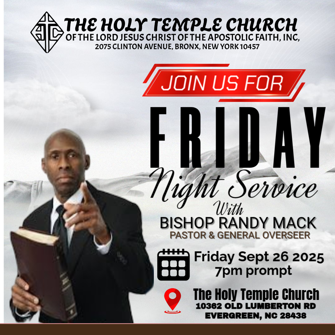 The Holy Temple Church Community Outreach