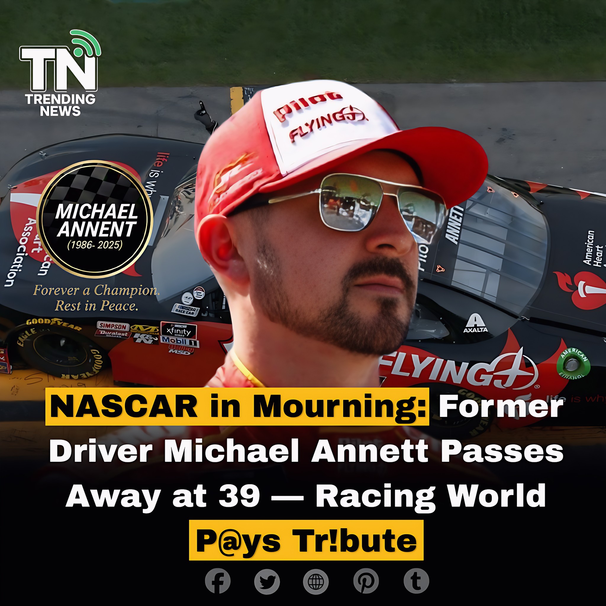 Startup Pakistan | Breaking news — former NASCAR star Michael Annett ...