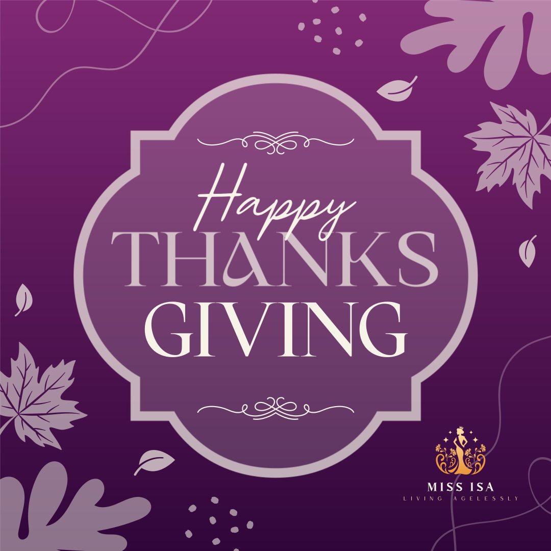 🍁 Acción de Gracias 🍁 Hoy... - Miss Isa - Living Agelessly | Facebook