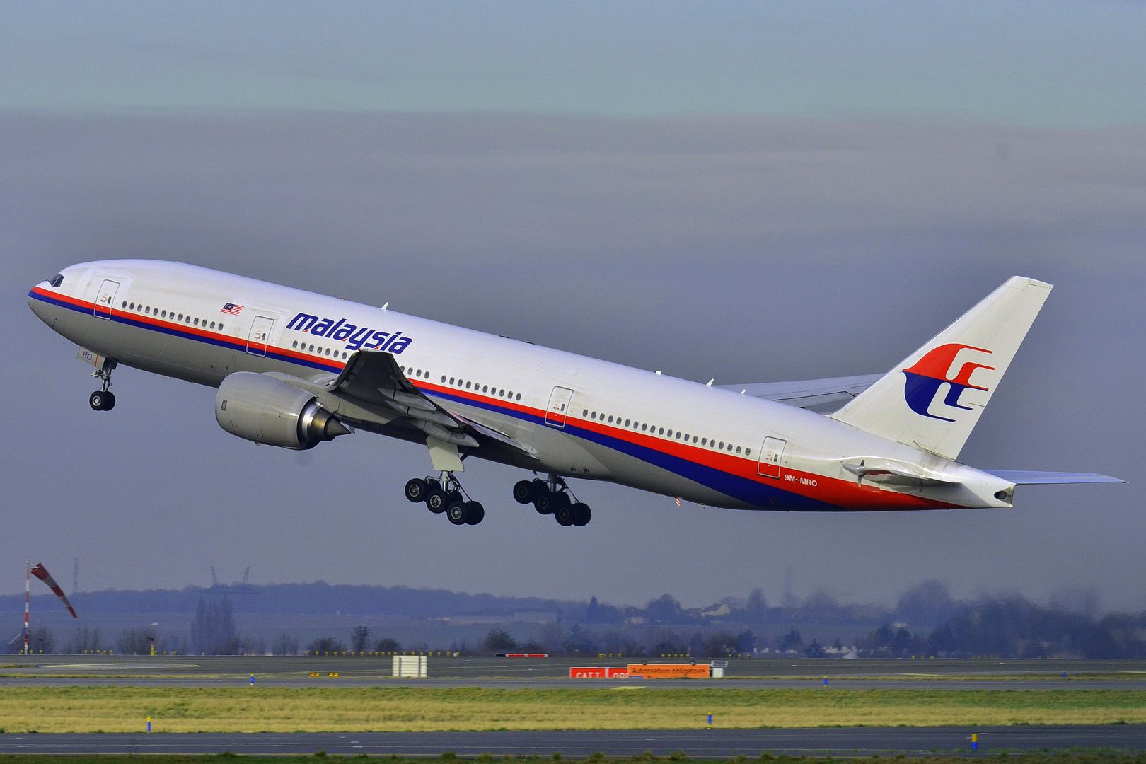 This Malaysia Airlines Boeing 777-200ER once carried the special