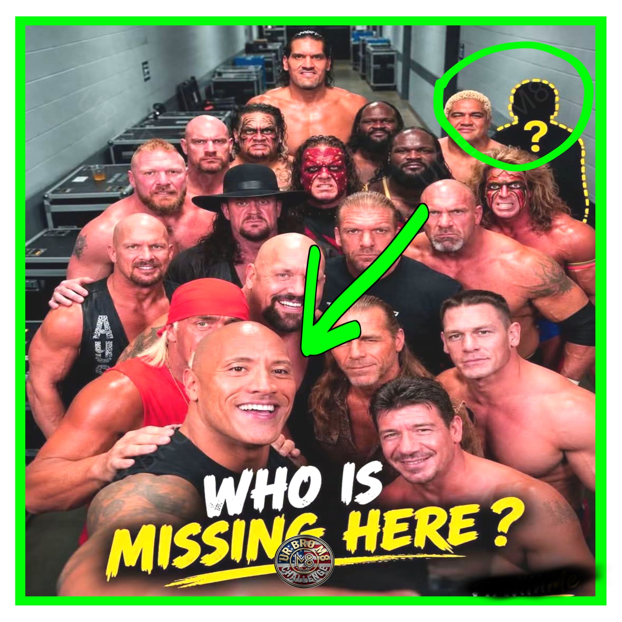 Only true WWE fans can identify the mystery superstar hidden in