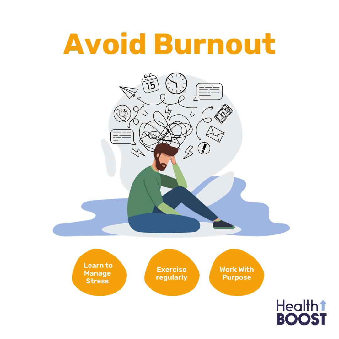 Health Boost - 🌟 Beat Burnout with These 3 Key Strategies... | Facebook