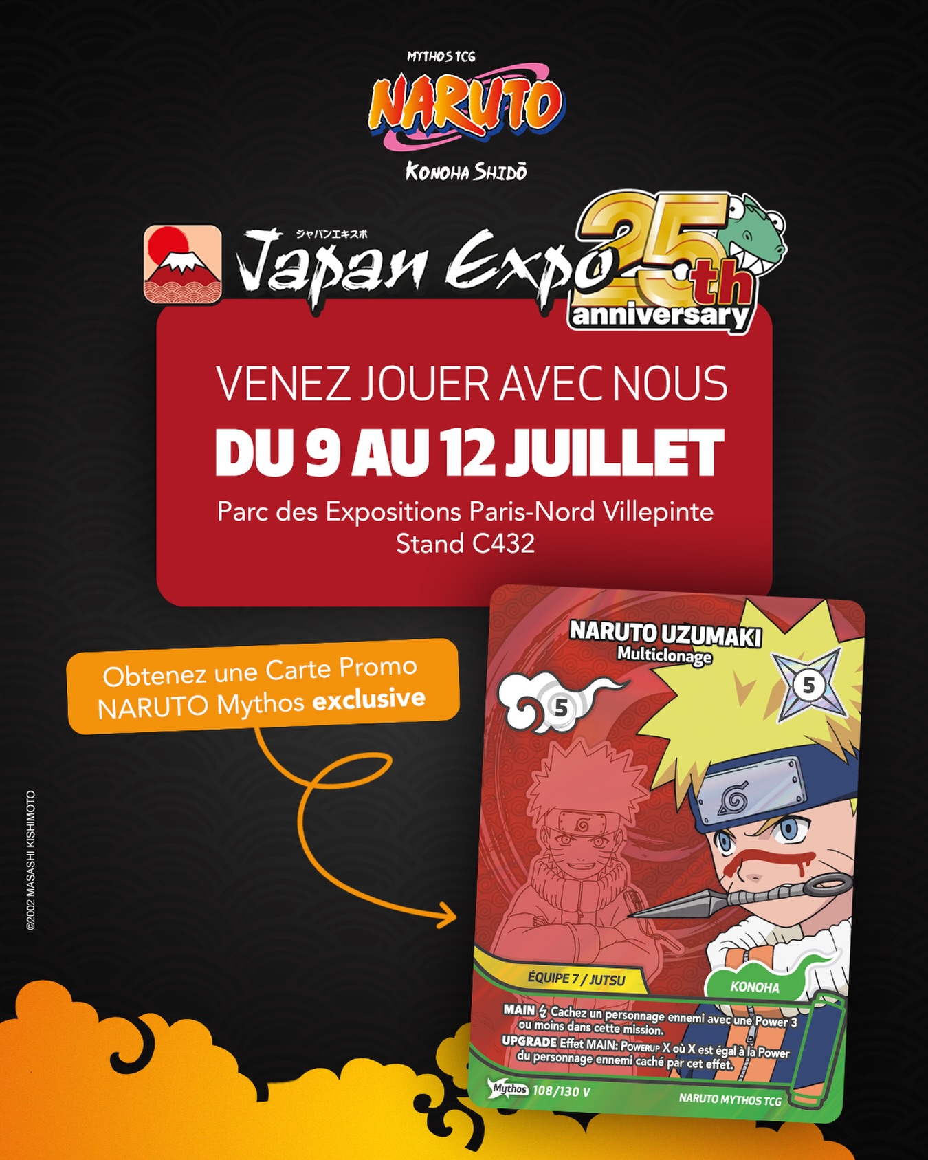 NARUTO Mythos arrive à Japan Expo 2026 ! Rejoignez-nous à Japan