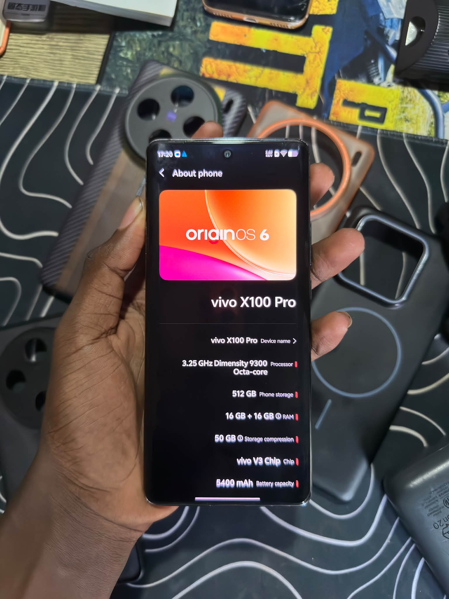 Vivo X100 Pro CN variant for sale with minor back crack