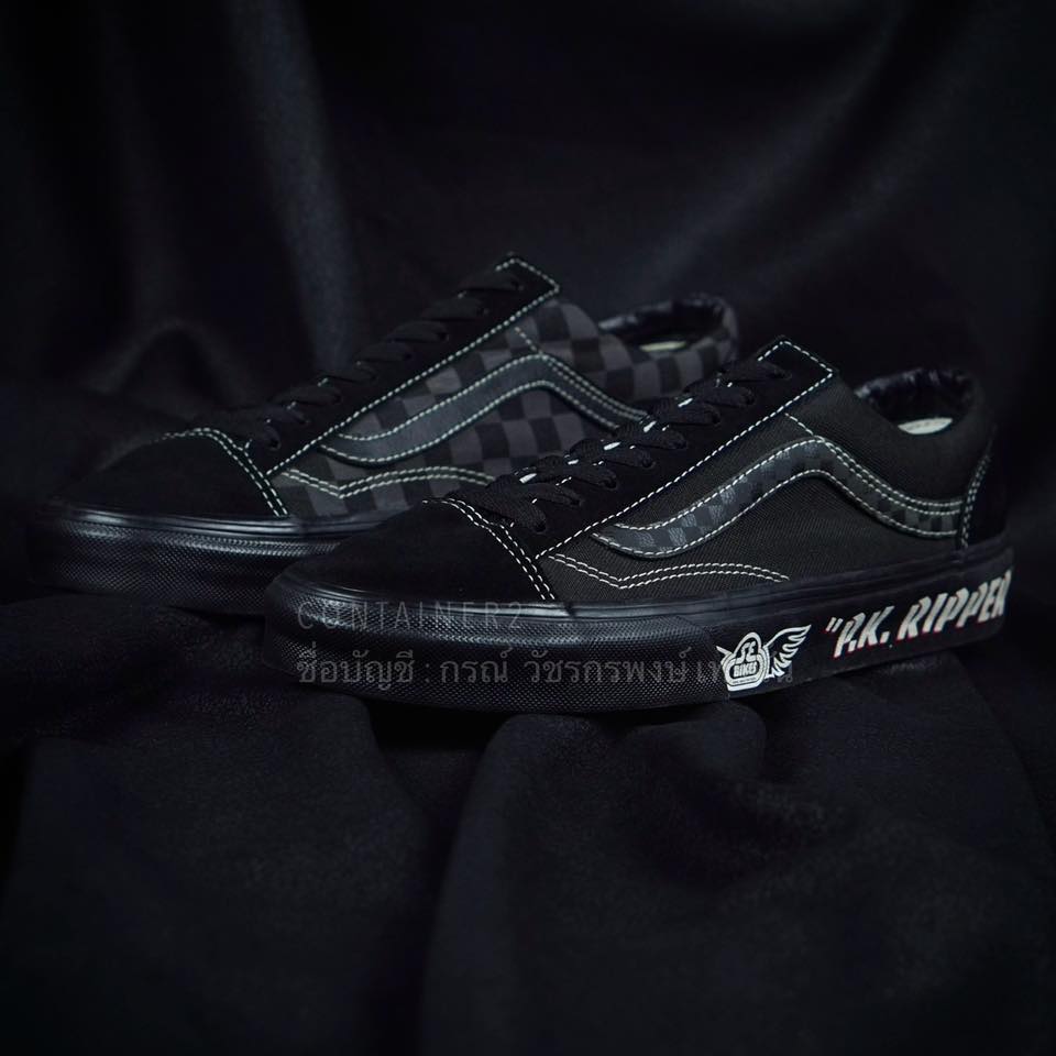 C O - No. 4 [Vans x Se Bikes P.K. Ripper Style 36 Black Reflective] นวม ...