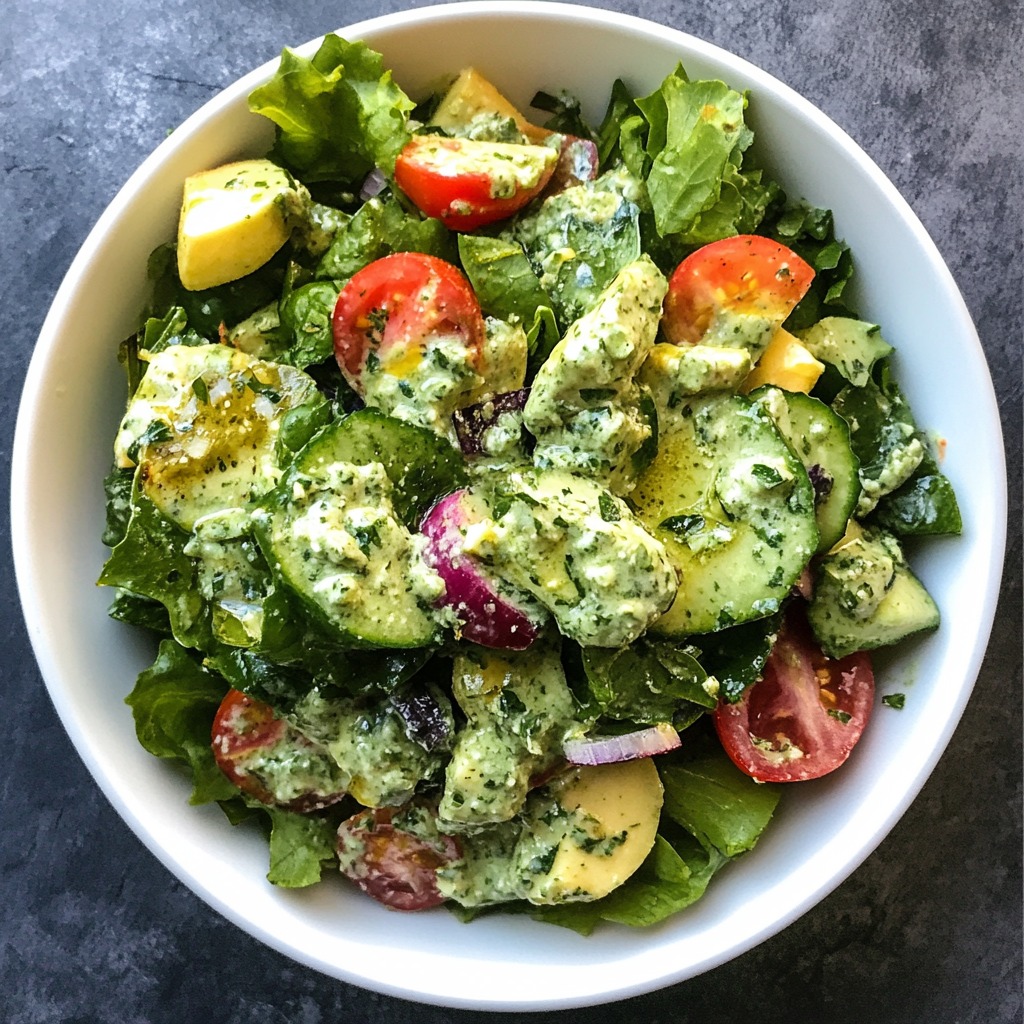 wedge salad with tahini green goddess dressing Green Goddess Wedge Salad