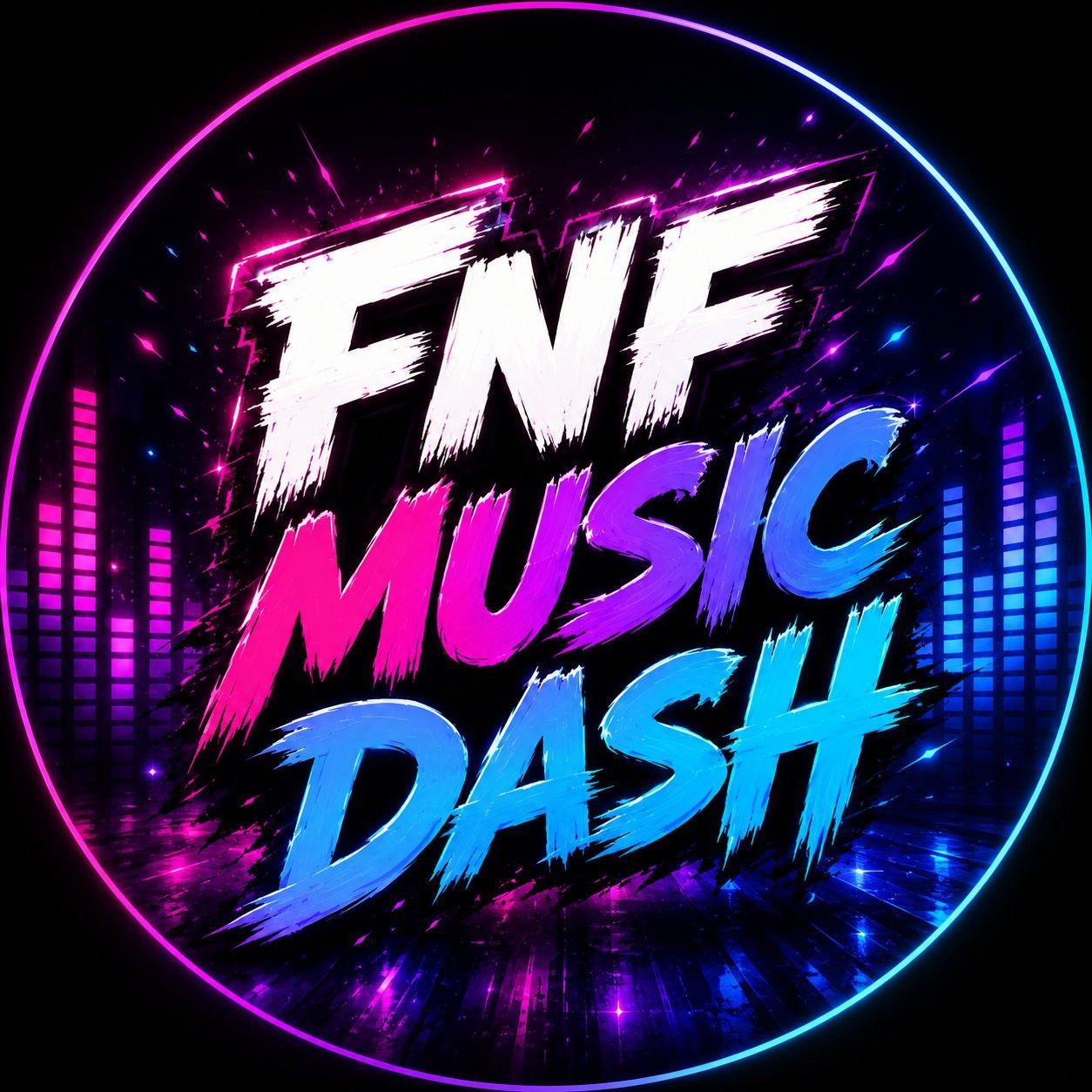 FNF Music Dash | Sliced But Annoying Orange Vs Bluey Pibby | FNF ...