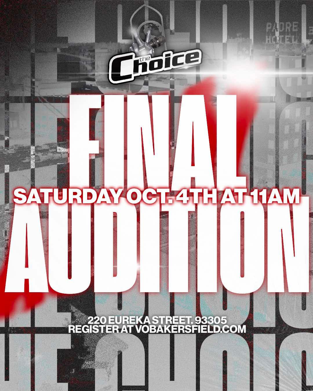 The Choice Singing Competition | Bakersfield CA