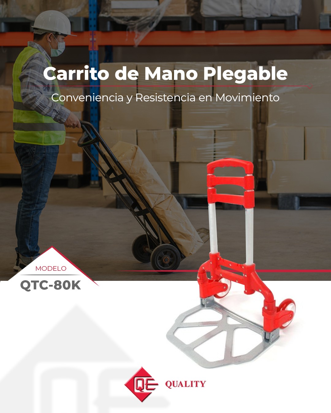 Qequality - 🛒 ¡Presentamos el Carrito de Mano Plegable... | Facebook