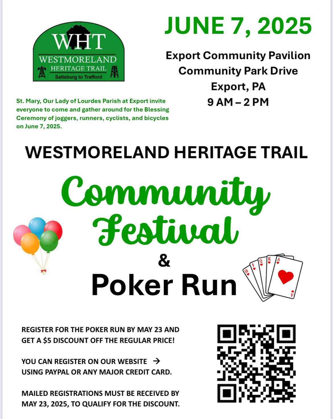 Westmoreland - TOMORROW!! Export Community Pavilion 9:00 am to 2:00 pm ...