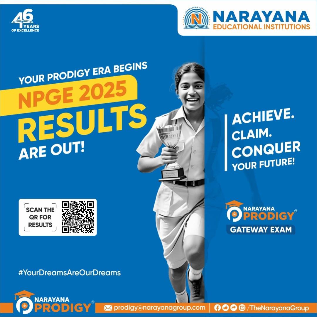 Narayana - 🎉The Results are Out! Wait is over🎉 NPGE 2025 Results are ...