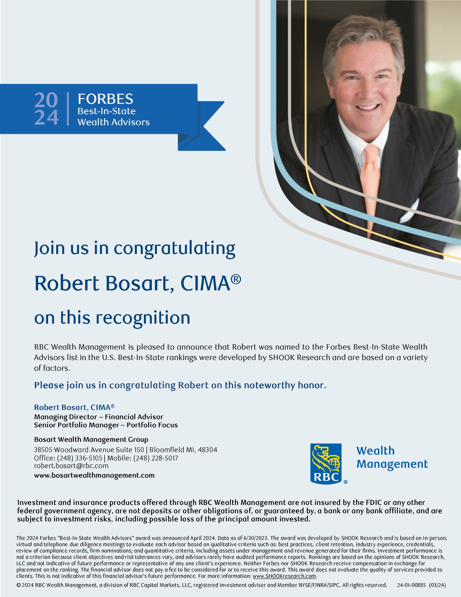 Bosart Wealth Management Group at RBC Wealth Management | Bloomfield ...