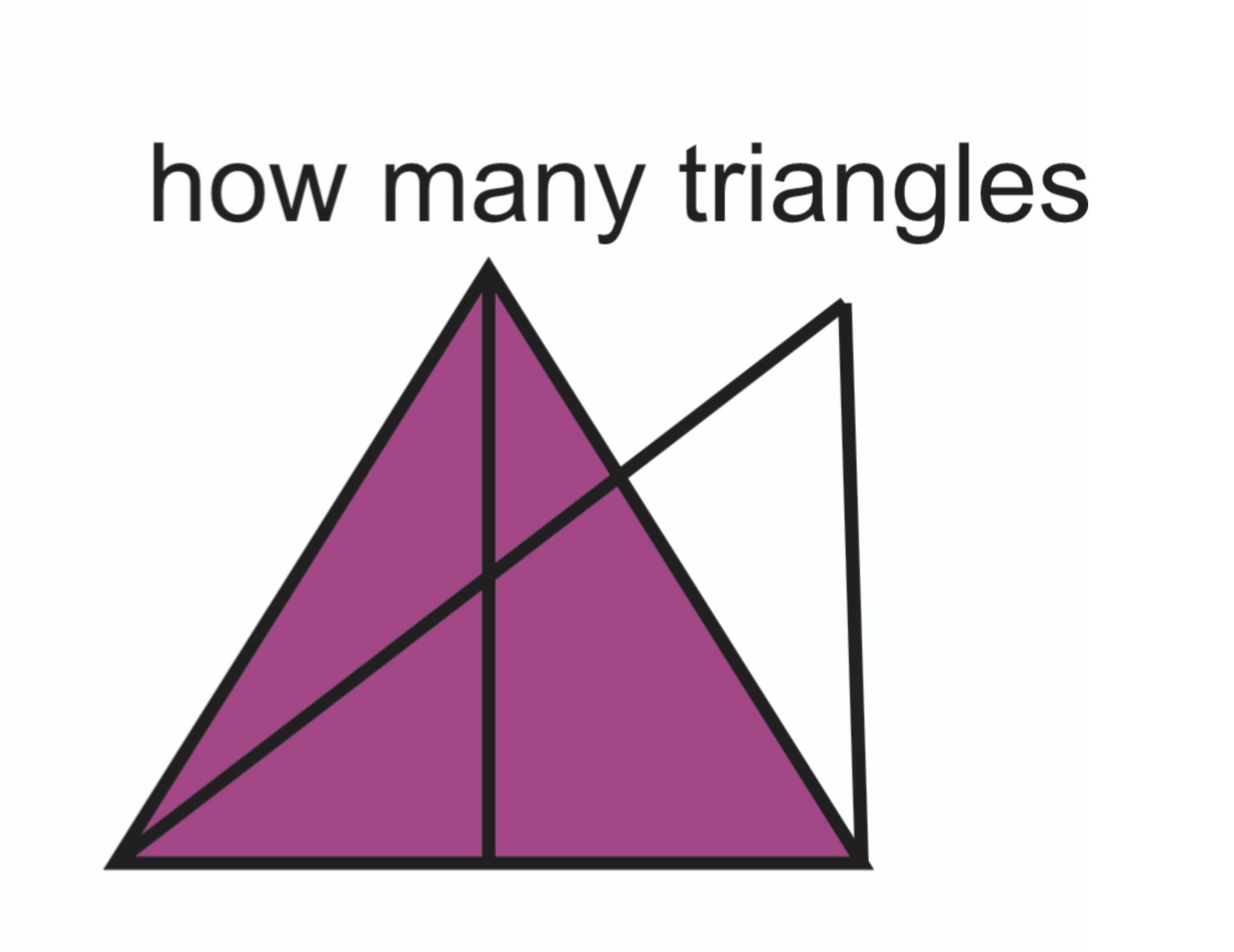 Math1089 - Mathematics for All | How many triangles | Facebook