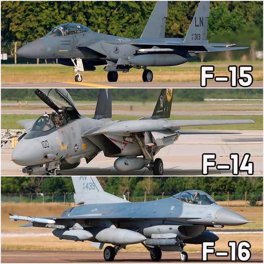 U.S. Aircraft : F14 | F15 | F16 #usa